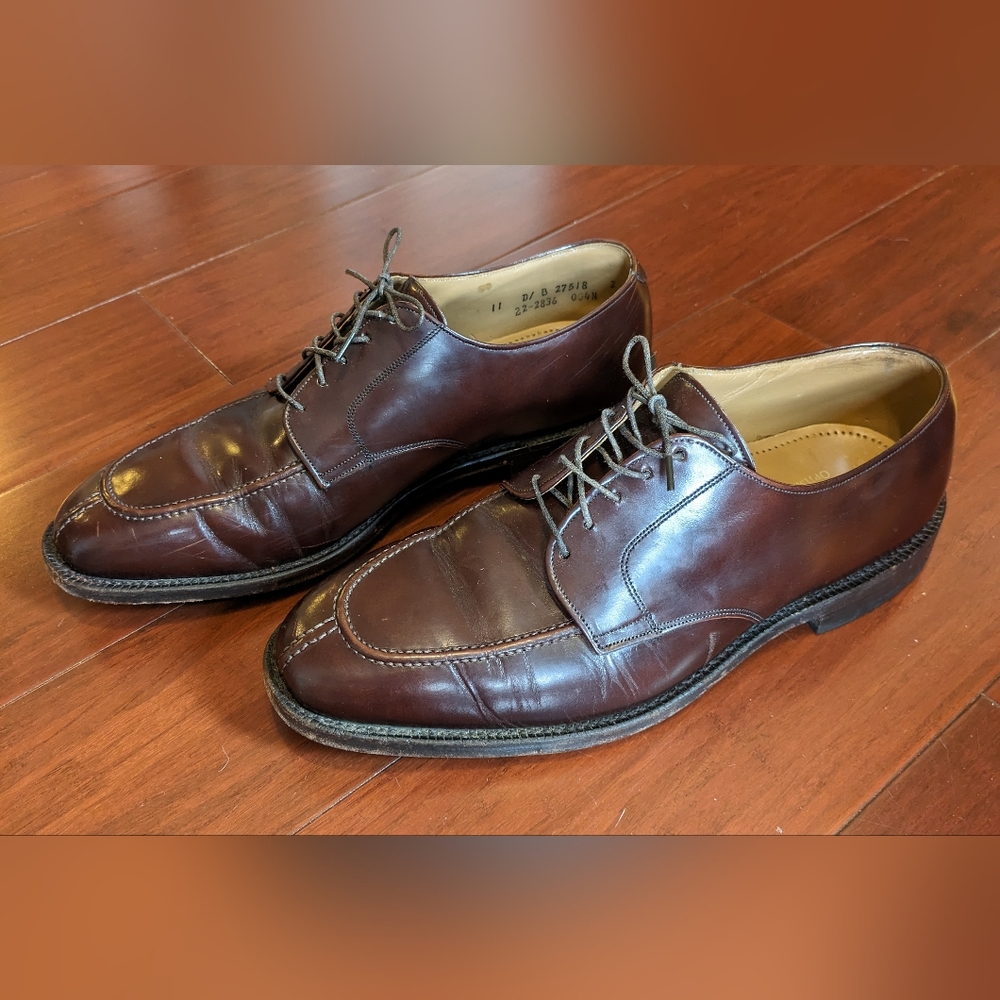 Johnston and Murphy Brown Leather Shoes Size 11